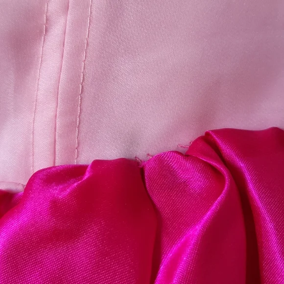 Selkie pink taffeta and satin princess dress - Picture 3 of 7
